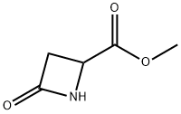 2-Azetidinecarboxylic acid, 4-oxo-, methyl ester (9CI) Struktur