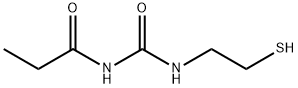 Propanamide,  N-[[(2-mercaptoethyl)amino]carbonyl]- Struktur