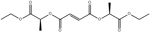 (-)-BIS[(S)-1-(ETHOXYCARBONYL)ETHYL] FUMARATE Struktur