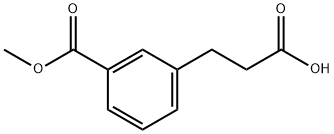 3-[3-(Methoxycarbonyl)phenyl]propanoic acid Struktur