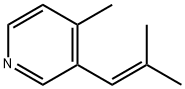 Pyridine, 4-methyl-3-(2-methyl-1-propenyl)- (9CI) Struktur