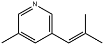 Pyridine, 3-methyl-5-(2-methyl-1-propenyl)- (9CI) Struktur