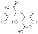 2-(1,2-dicarboxyethoxy)-3-hydroxybutanedioic acid Struktur