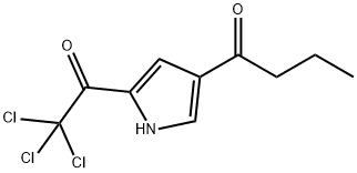 1-[5-(2,2,2-TRICHLOROACETYL)-1H-PYRROL-3-YL]-1-BUTANONE Struktur