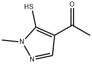 Ethanone, 1-(5-mercapto-1-methyl-1H-pyrazol-4-yl)- (9CI) Struktur