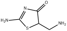 4(5H)-Thiazolone,  2-amino-5-(aminomethyl)- Struktur