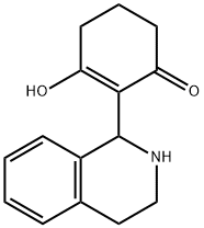 3-HYDROXY-2-(1,2,3,4-TETRAHYDRO-ISOQUINOLIN-1-YL)-CYCLOHEX-2-ENONE Struktur