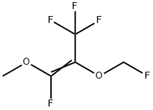 fluoromethyl 2-methoxy-2-fluoro-1-(trifluoromethyl)vinyl ether Struktur