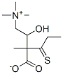 methylthiopropionylcarnitine Struktur