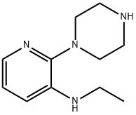 3-(Ethylamino)-2-(1-piperazinyl)pyridine Struktur