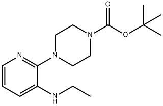 4-(3-ETHYLAMINO-PYRIDIN-2-YL)-PIPERAZINE-1-CARBOXYLIC ACID TERT-BUTYL ESTER Struktur