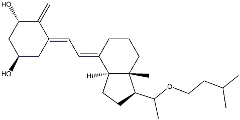 1-hydroxy-22-oxavitamin D3 Struktur