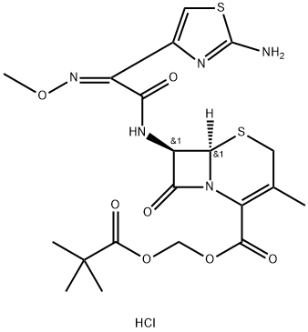 Cefetamet pivoxil hydrochloride Struktur