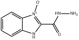 1H-Benzimidazole-2-carboxylicacid,hydrazide,3-oxide(9CI) Struktur