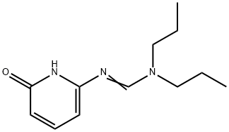 N-(2-pyridone-6-yl)-N',N'-di-n-propylformamidine Struktur