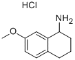 7-METHOXY-1,2,3,4-TETRAHYDRO-NAPHTHALEN-1-YLAMINE HYDROCHLORIDE Struktur