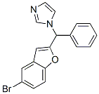 1-((5-Bromo-2-benzofuranyl)phenylmethyl)-1H-imidazole Struktur