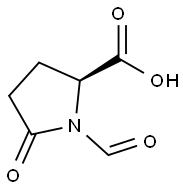 L-Proline, 1-formyl-5-oxo- (9CI) Struktur