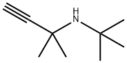 N-TERT-BUTYL-1,1-DIMETHYLPROPARGYLAMINE Structure