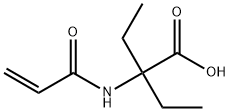 Butanoic  acid,  2-ethyl-2-[(1-oxo-2-propenyl)amino]-  (9CI) Struktur