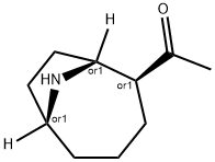 Ethanone, 1-(9-azabicyclo[4.2.1]non-2-yl)-, exo- (9CI) Struktur