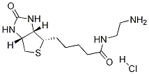 1H-Thieno[3,4-d]iMidazole-4-pentanaMide, N-(2-aMinoethyl)hexahydro-2-oxo-, Monohydrochloride, (3aS,4S,6aR)- Struktur