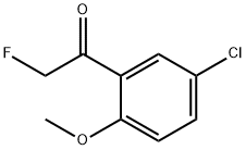 Ethanone, 1-(5-chloro-2-methoxyphenyl)-2-fluoro- (9CI) Struktur