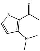 Ethanone, 1-[3-(dimethylamino)-2-thienyl]- (9CI) Struktur