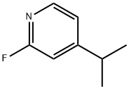 Pyridine, 2-fluoro-4-(1-methylethyl)- (9CI) Structure