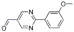 2-(3-methoxyphenyl)pyrimidine-5-carbaldehyde Struktur