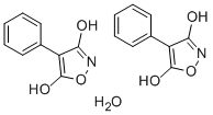 3,5-DIHYDROXY-4-PHENYLISOXAZOLE HEMIHYDRATE Struktur