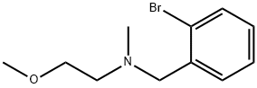 N-(2-bromobenzyl)-N-(2-methoxyethyl)-N-methylamine Struktur