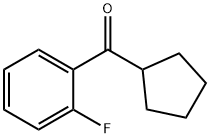 2-FLUOROPHENYL CYCLOPENTYL KETONE Struktur