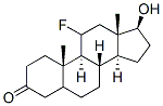 11-fluorodihydrotestosterone Struktur