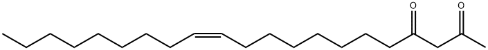 (Z)-12-Henicosene-2,4-dione Struktur