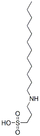 3-(Dodecylamino)-1-propanesulfonic acid Struktur