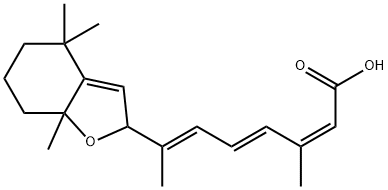 5,8-Epoxy-13-cis Retinoic Acid Struktur