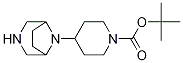 tert-butyl 4-(3,8-diazabicyclo[3.2.1]octan-8-yl)piperidine-1-carboxylate Struktur