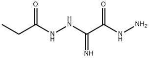 Propanoic  acid,  2-(2-hydrazino-1-imino-2-oxoethyl)hydrazide  (9CI) Struktur