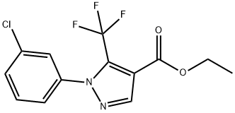 ETHYL 1-(3-CHLOROPHENYL)-5-(TRIFLUOROMETHYL)-1H-PYRAZOLE-4-CARBOXYLATE