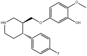 (3S-TRANS)-5-[[4-(4-フルオロフェニル)-3-ピペリジニル]メトキシ]-2-メトキシフェノール(PAROXETINE METABOLITE) price.