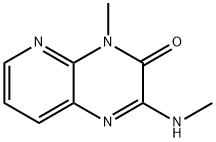 Pyrido[2,3-b]pyrazin-3(4H)-one, 4-methyl-2-methylamino- (6CI) Struktur