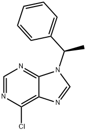 6-CHLORO-9-(1-PHENYL-ETHYL)-9H-PURINE Struktur