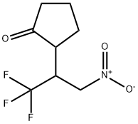 2-(1-TRIFLUOROMETHYL-2-NITROETHYL)CYCLOPENTANONE Struktur