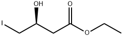 BUTANOIC ACID, 3-HYDROXY-4-IODO-, ETHYL ESTER, (S) Struktur