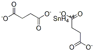 Butanedioic acid tin Struktur