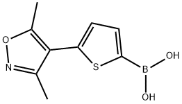 5-(3,5-diMethylisoxazol-4-yl)-4,5-dihydrothiophen-2-ylboronic acid Struktur