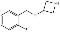 3-[(2-fluorobenzyl)oxy]azetidine(SALTDATA: HCl) Struktur