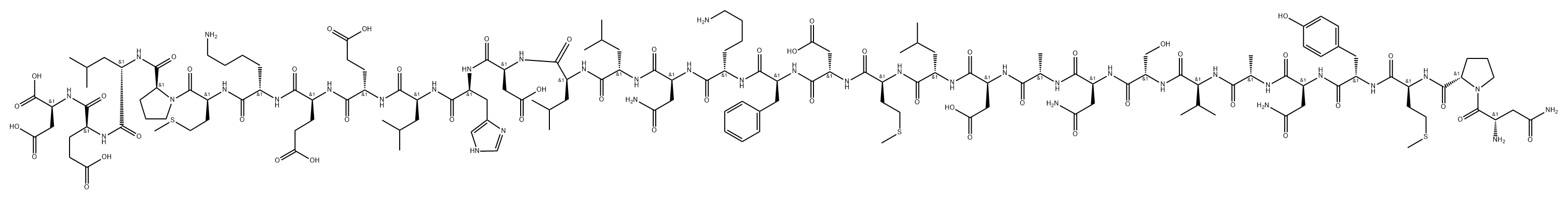 PREPRO-ATRIAL NATRIURETIC FACTOR (26-55) (HUMAN) Struktur