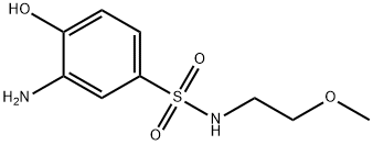 2-Aminophenol-4-(2'-methoxy)sulfonethylamide hydrochloride Struktur